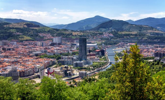 Skyline van Bilbao